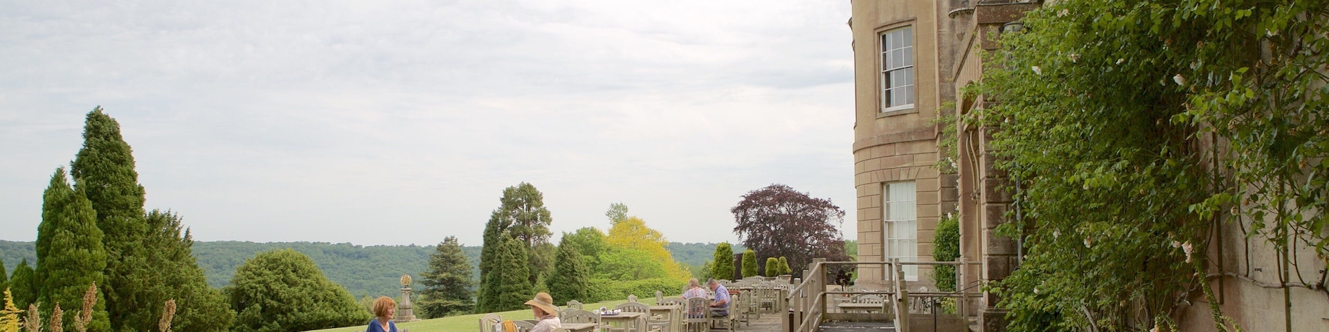 American Museum in Britain mostrando jantar ao ar livre