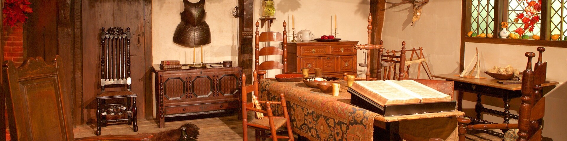 American Museum in Britain showing interior views