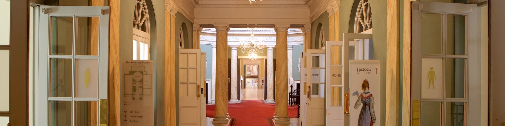 Bath Assembly Rooms which includes interior views