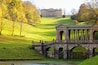 Autumn in Prior Park Landscape Garden in Bath, Somerset, England