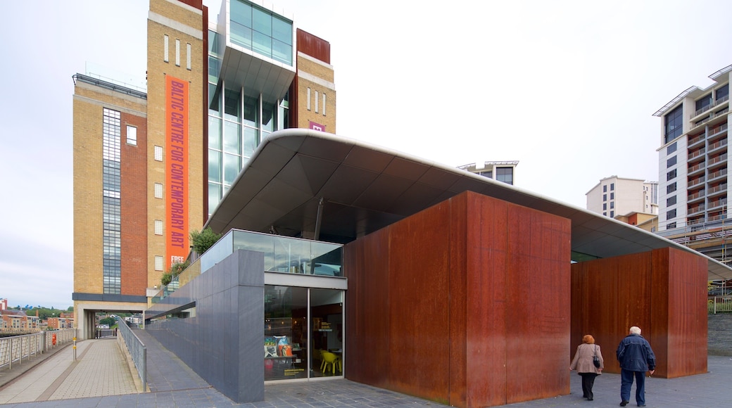 BALTIC Centre for Contemporary Art som viser moderne arkitektur