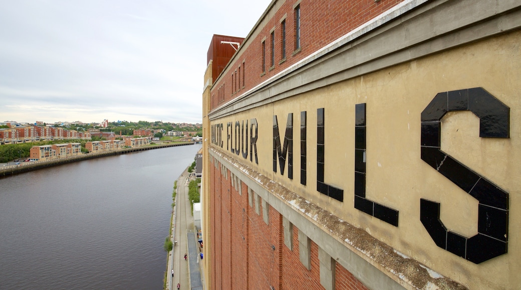 발틱 현대 미술센터 이 포함 강 또는 시내 과 신호