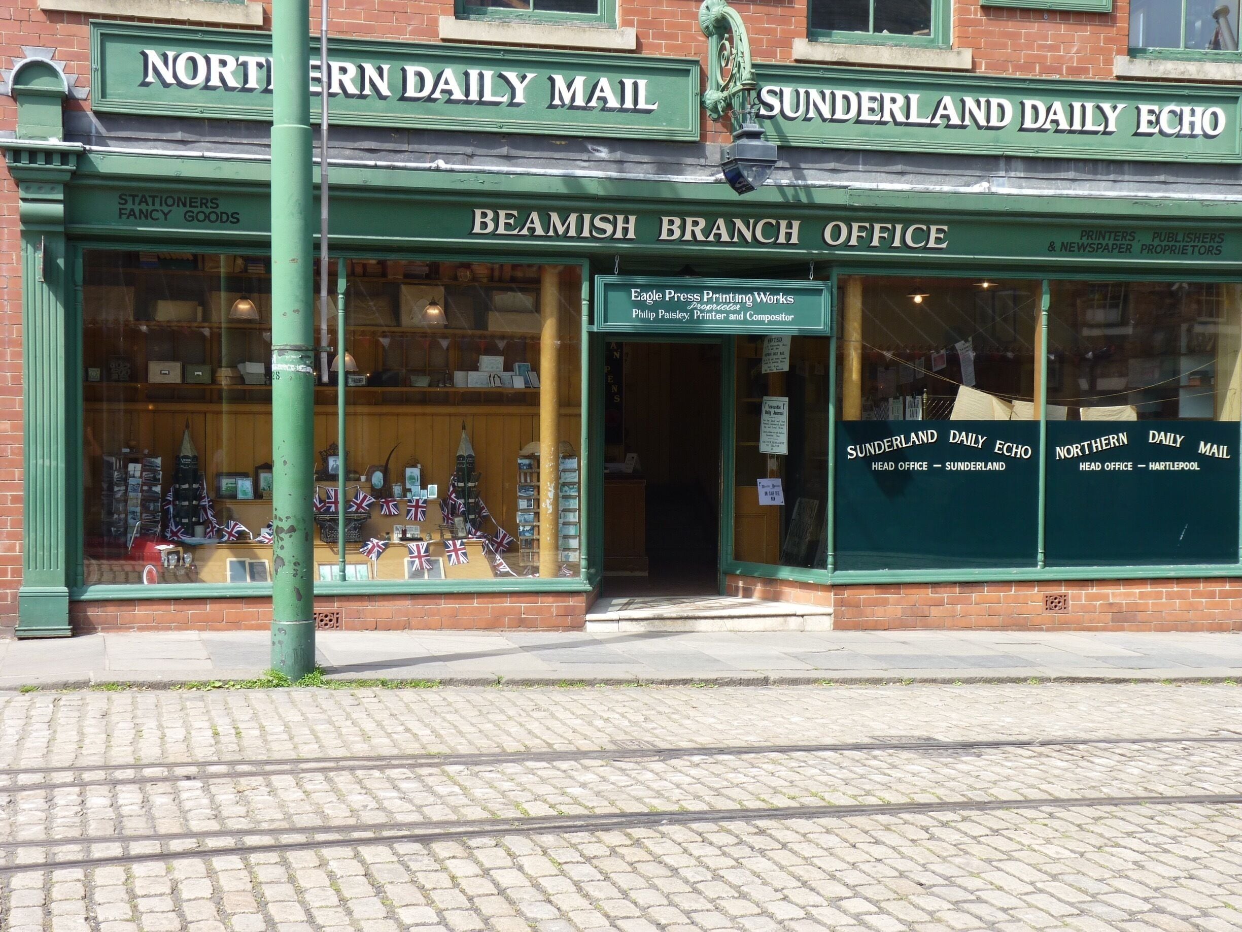 The Beamish Open Air Museum tells the story of North East England during the 1820's   1900's and 1940's