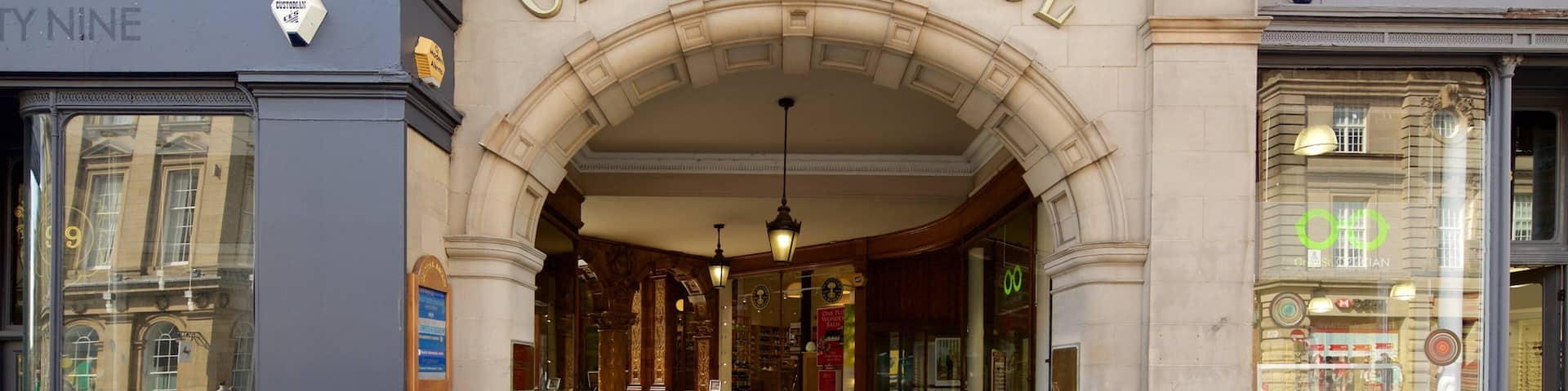 Central Arcade which includes signage and shopping