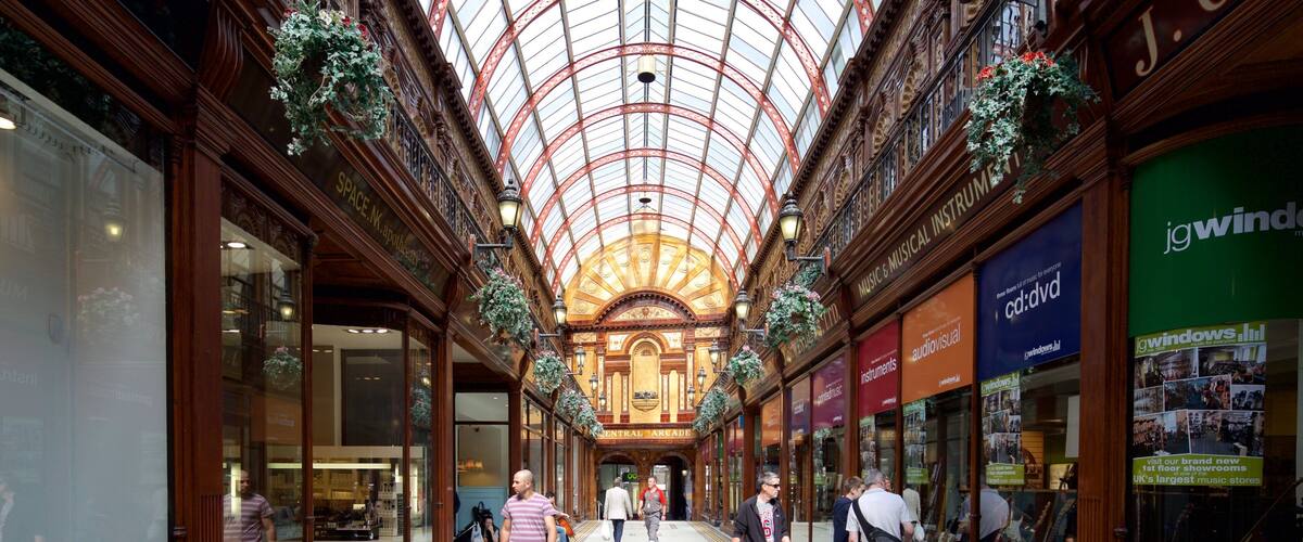Central Arcade featuring interior views and shopping