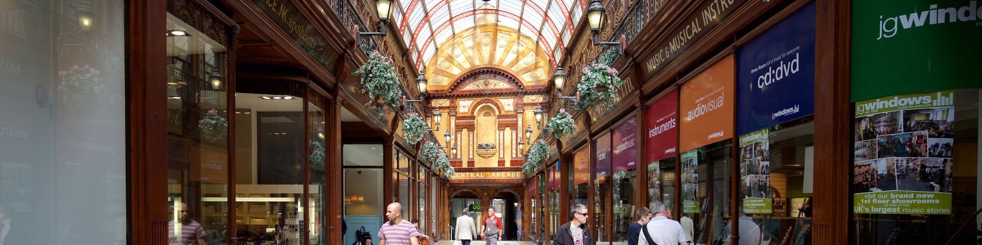 Central Arcade featuring interior views and shopping