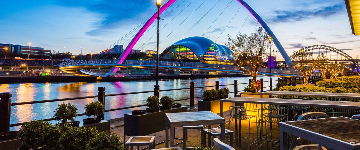 Newcastle upon Tyne Quayside, England