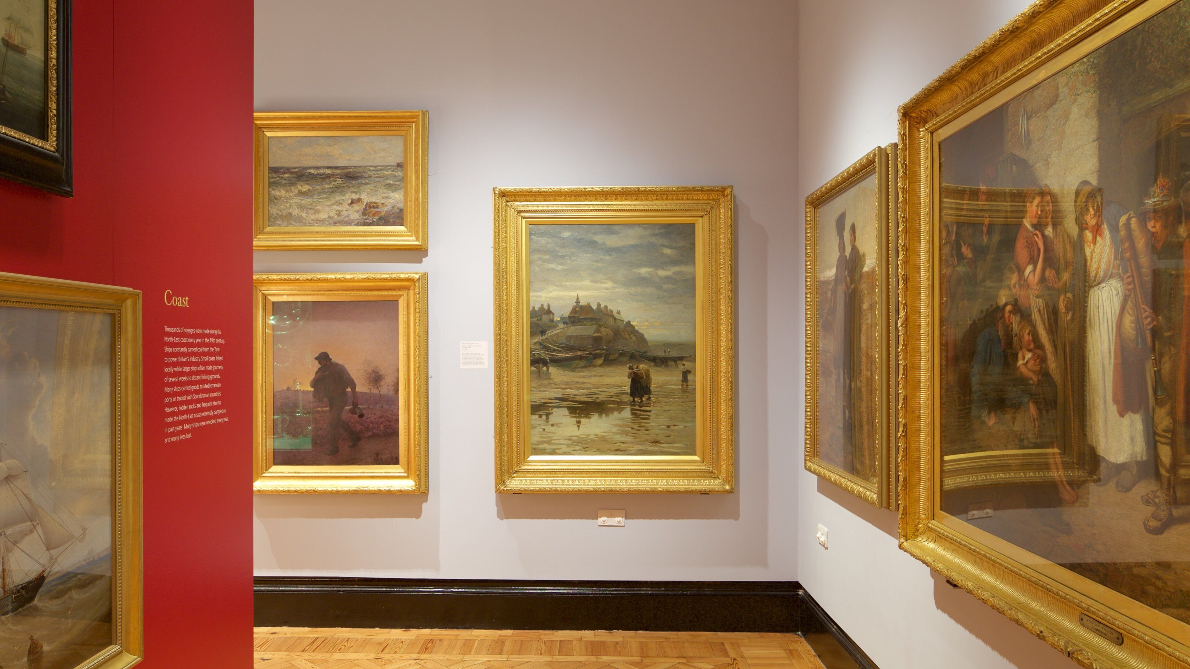 Laing Art Gallery Materials inclusief interieur en kunst