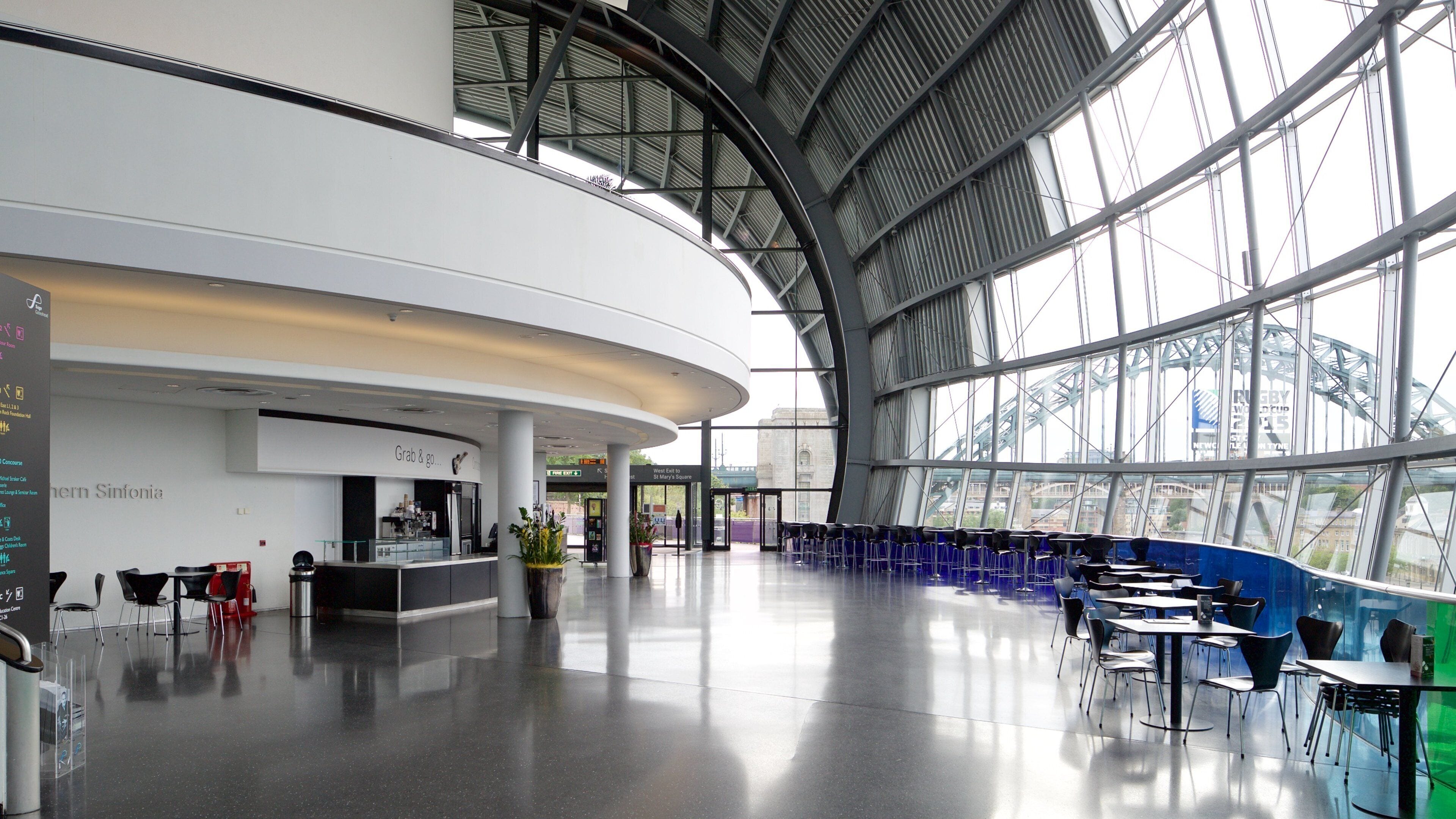 Sage Gateshead featuring interior views and theatre scenes