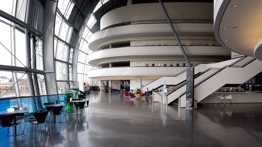 Sage Gateshead featuring theatre scenes and interior views