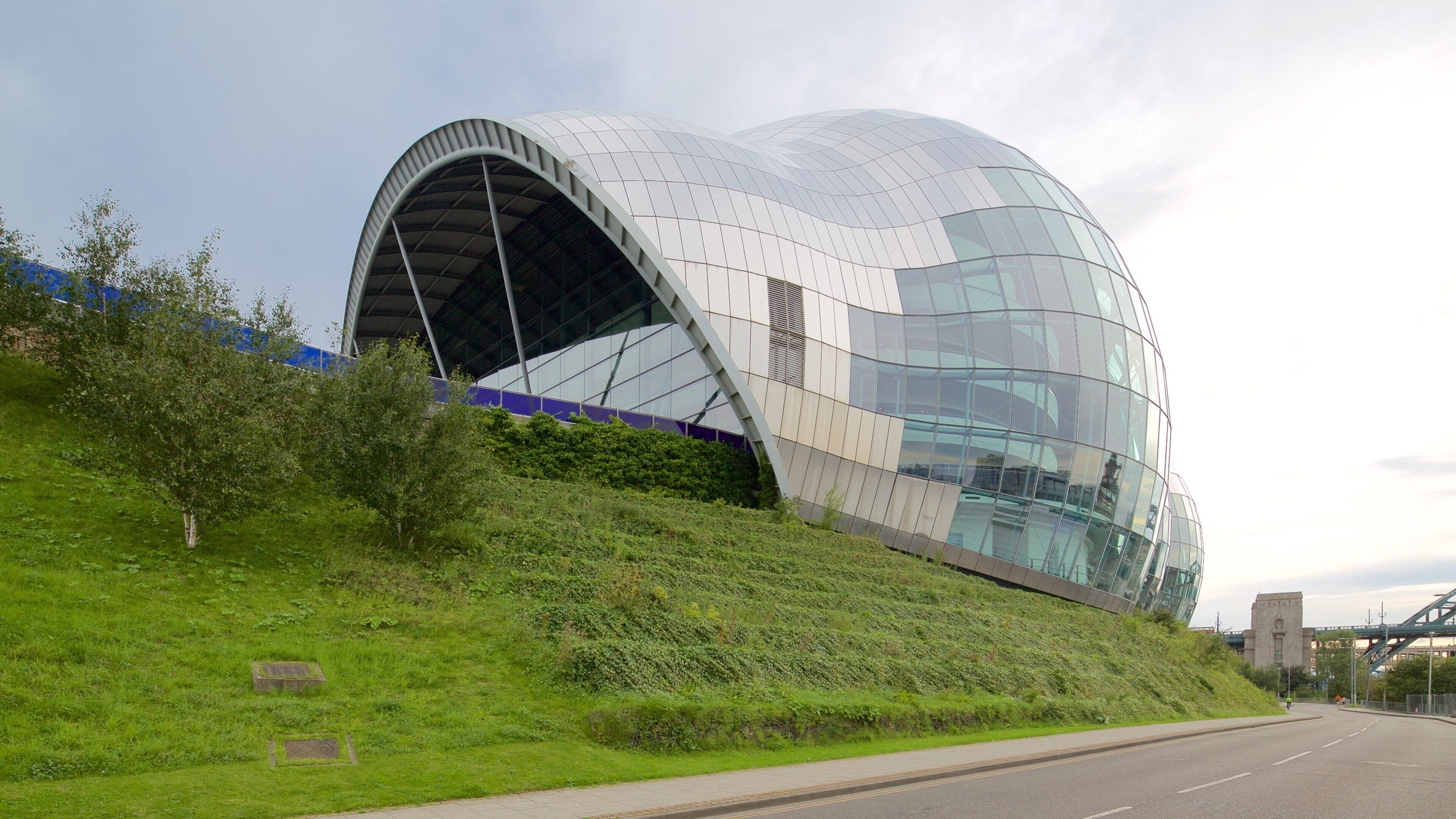 Sage Gateshead showing modern architecture and theater scenes