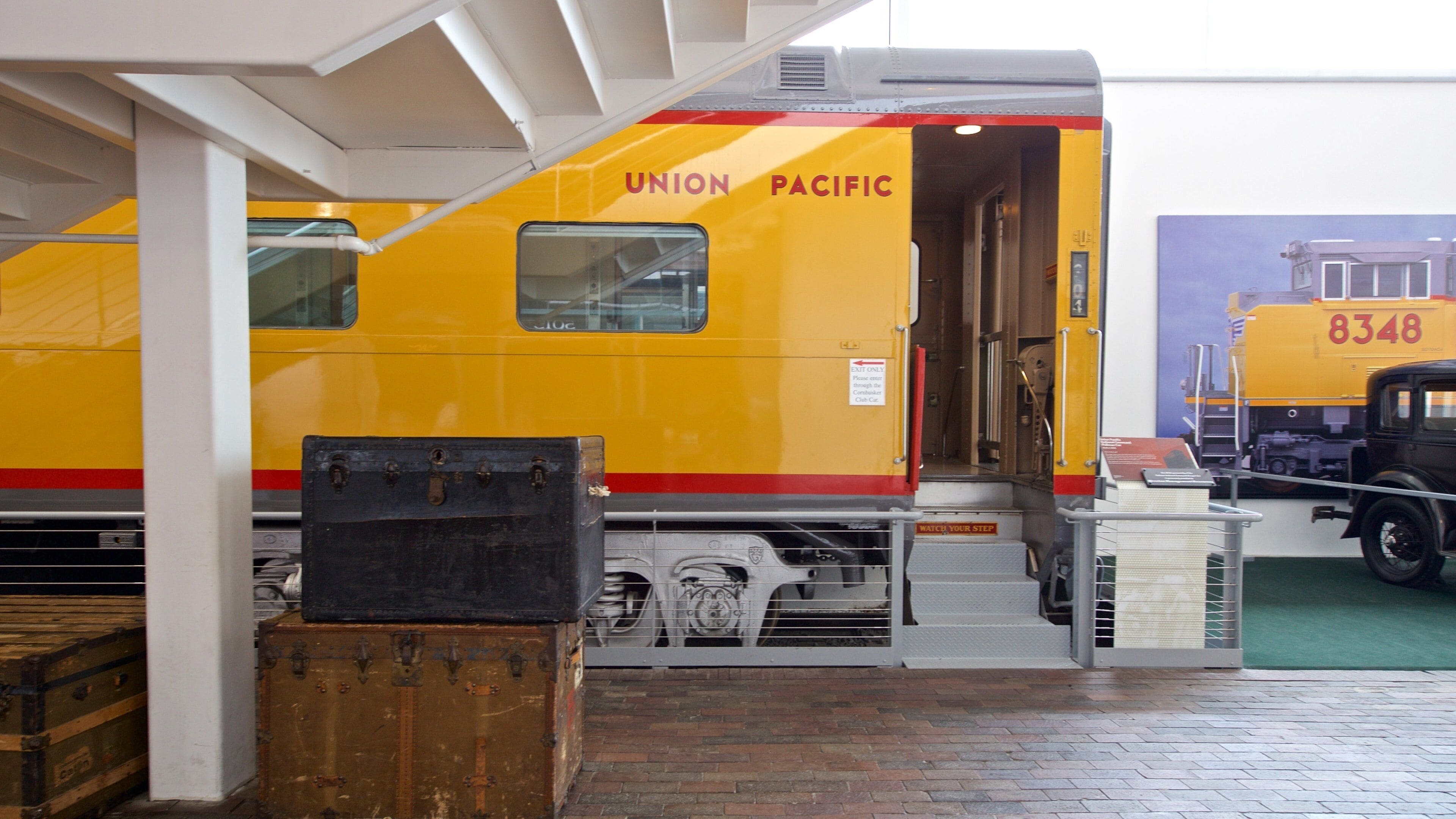 The Durham Museum featuring railway items