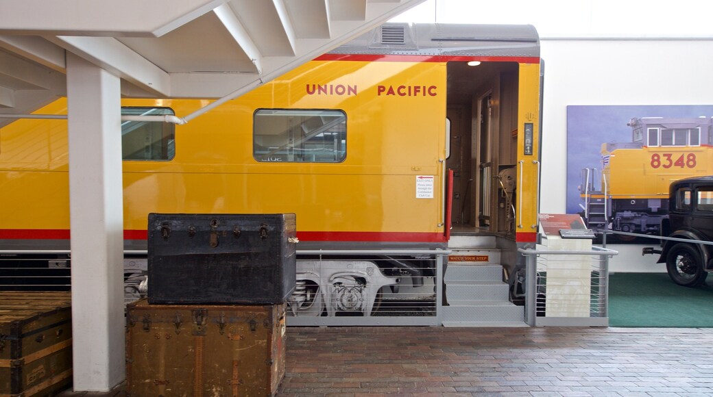 The Durham Museum featuring railway items