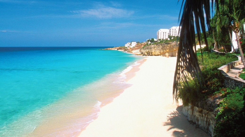 Cupecoy Beach on St. Martin, Caribbean