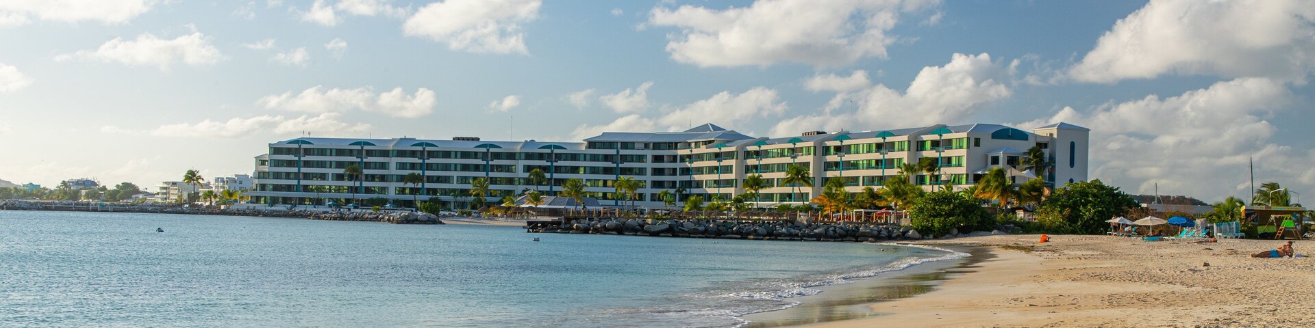 Kim Sha Beach featuring a beach, a coastal town and general coastal views