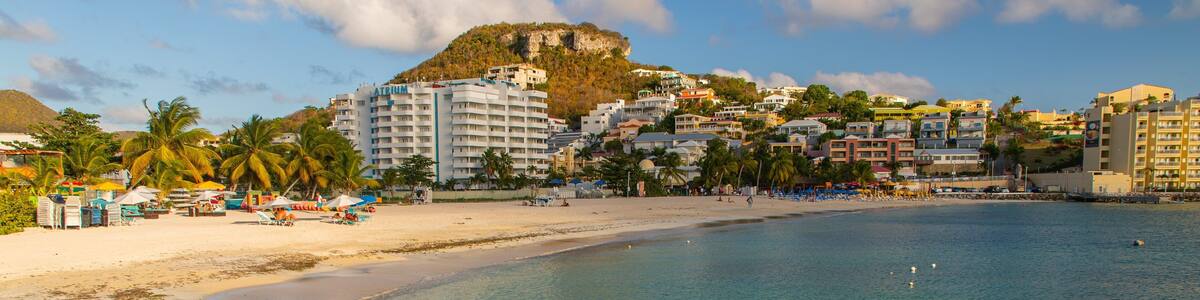 Kim Sha Beach showing general coastal views and a coastal town