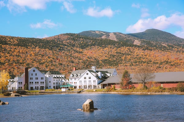 Cochran Pond, Waterville Valley, Autumn in New Hampshire