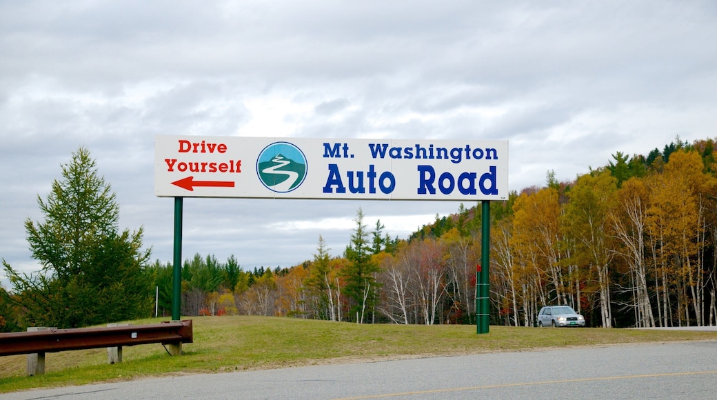 Mount Washington State Park qui includes signalisation