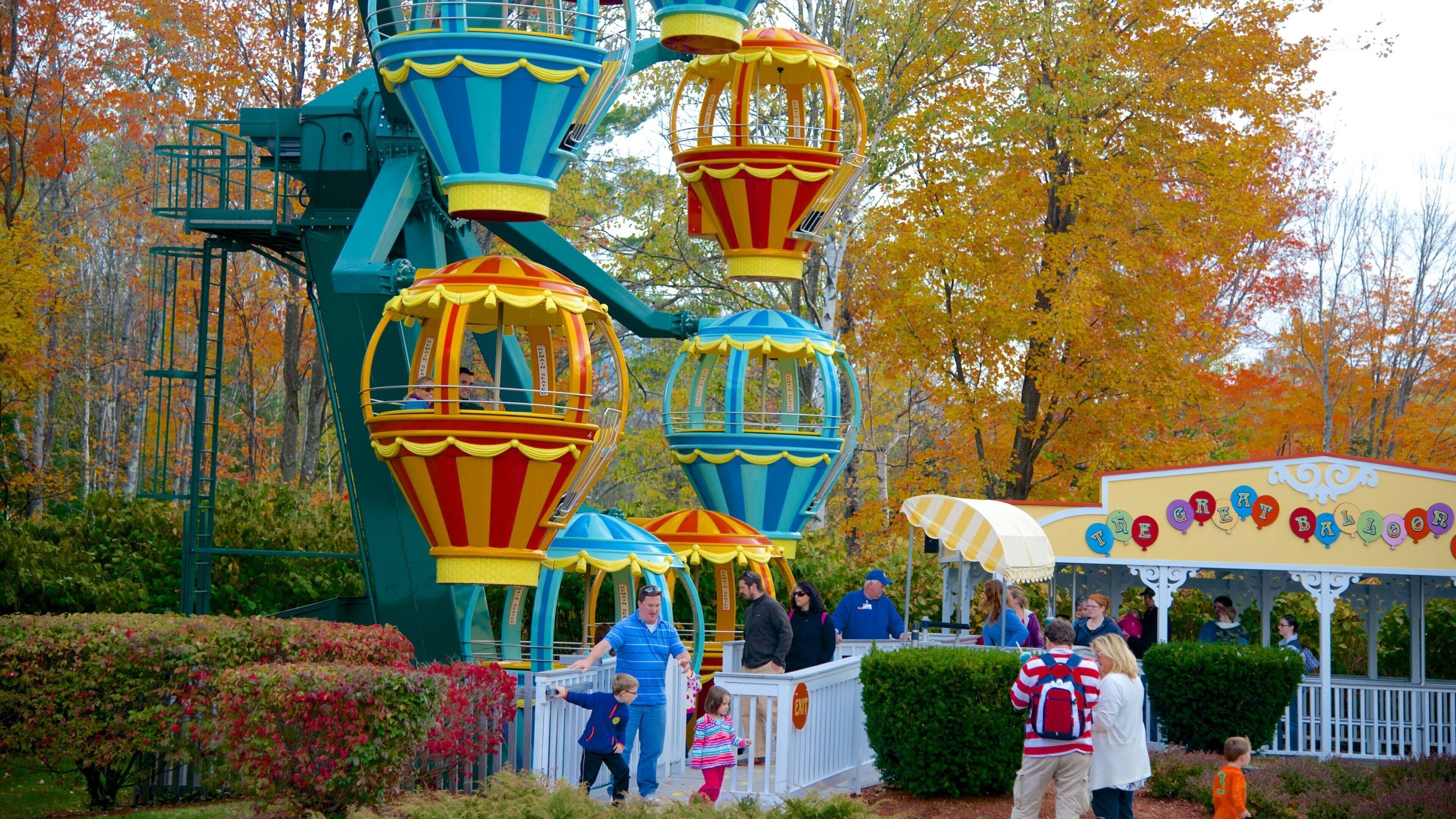 Story Land showing rides