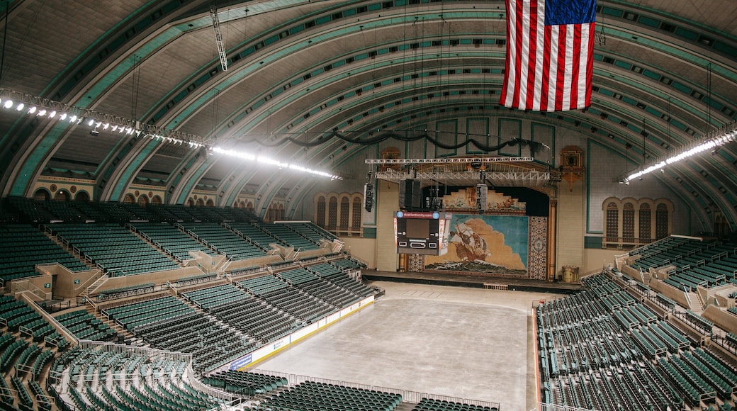 Boardwalk Hall showing interior views