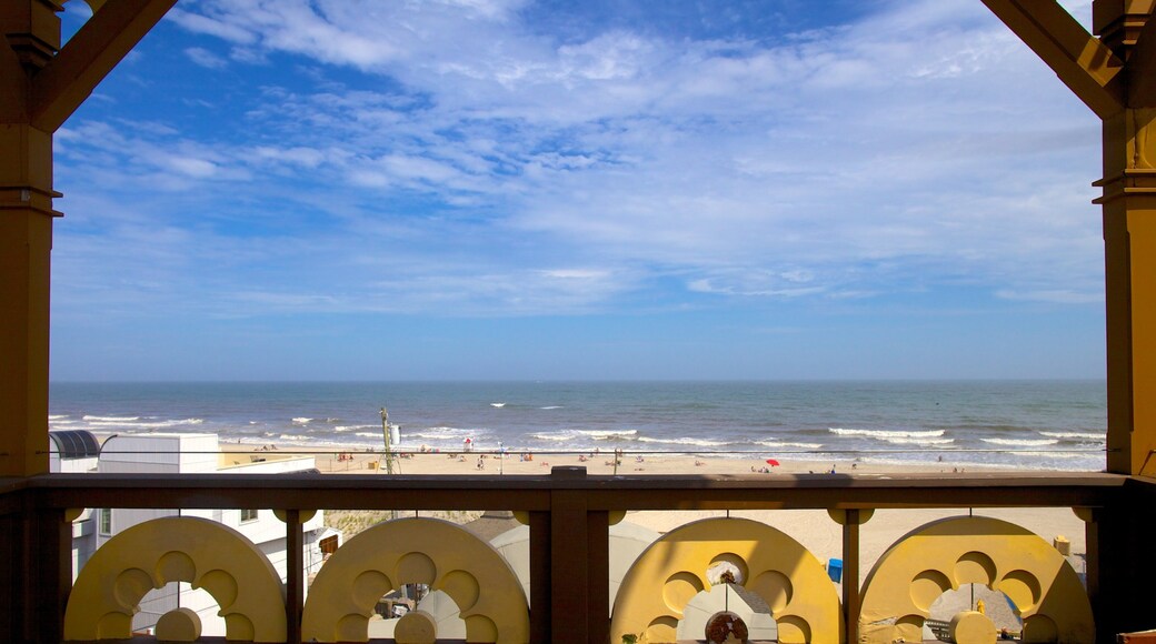 Atlantic City montrant plage de sable et vues littorales