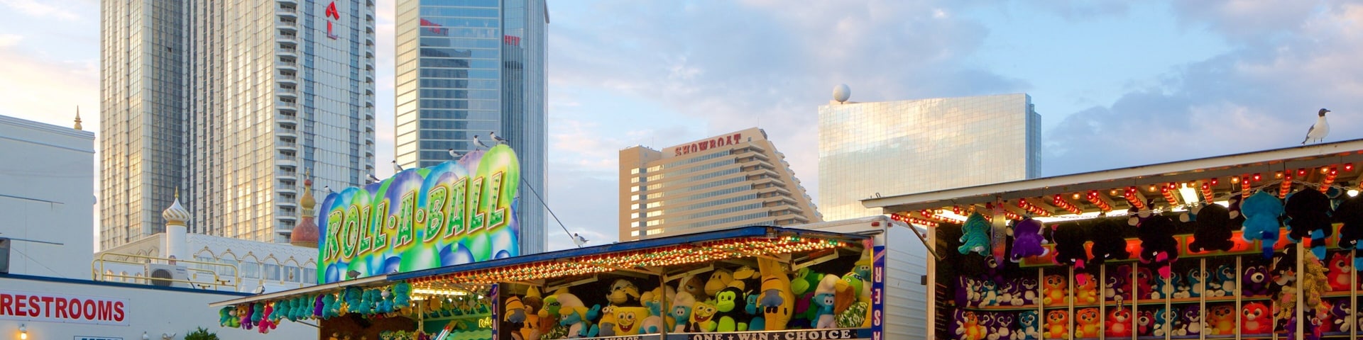 Steel Pier caracterizando passeios
