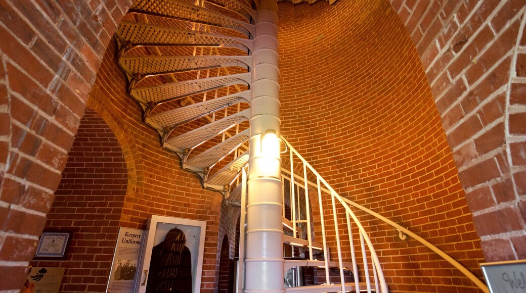 Cape May Lighthouse which includes interior views and a lighthouse