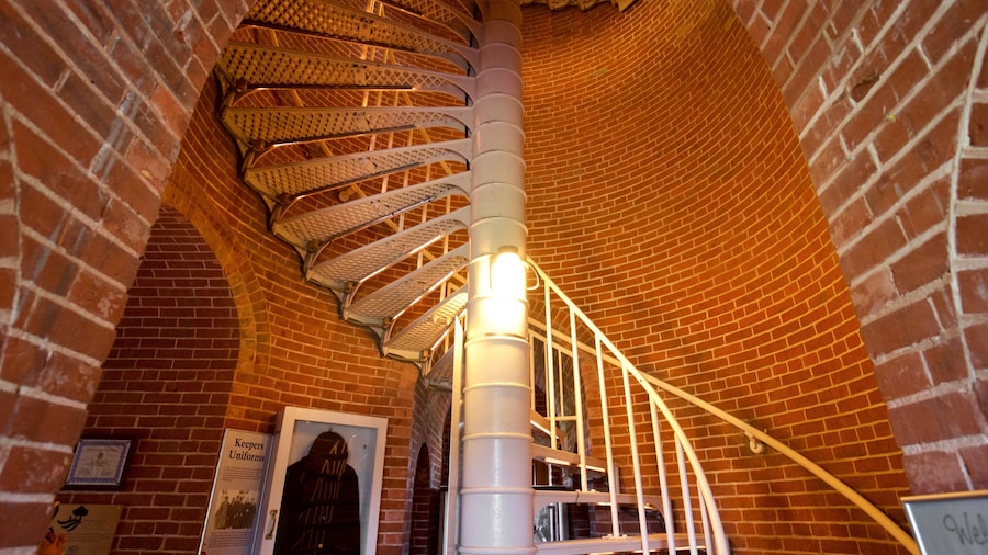 Cape May Lighthouse which includes interior views and a lighthouse