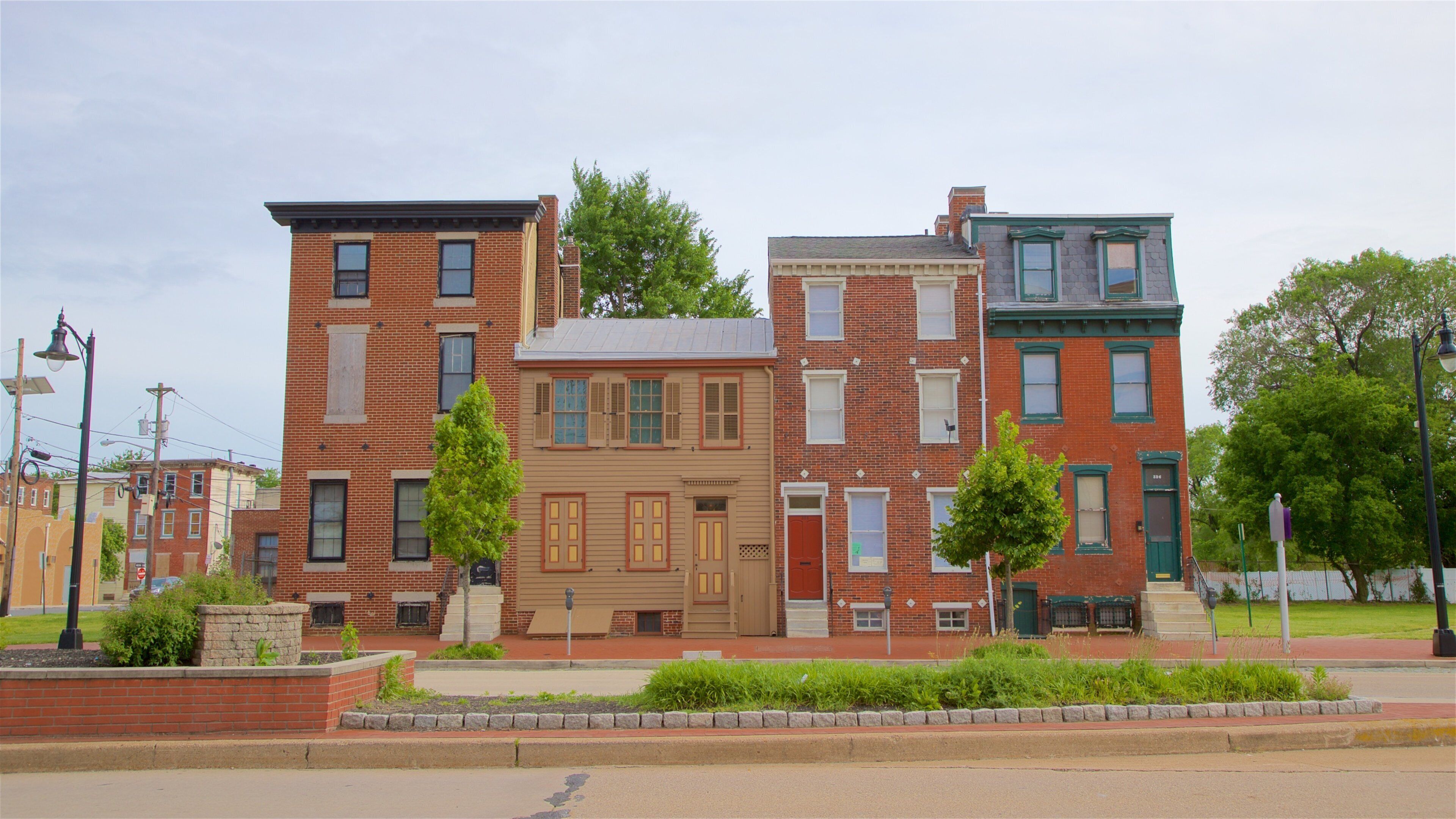 Walt Whitman House que incluye una casa