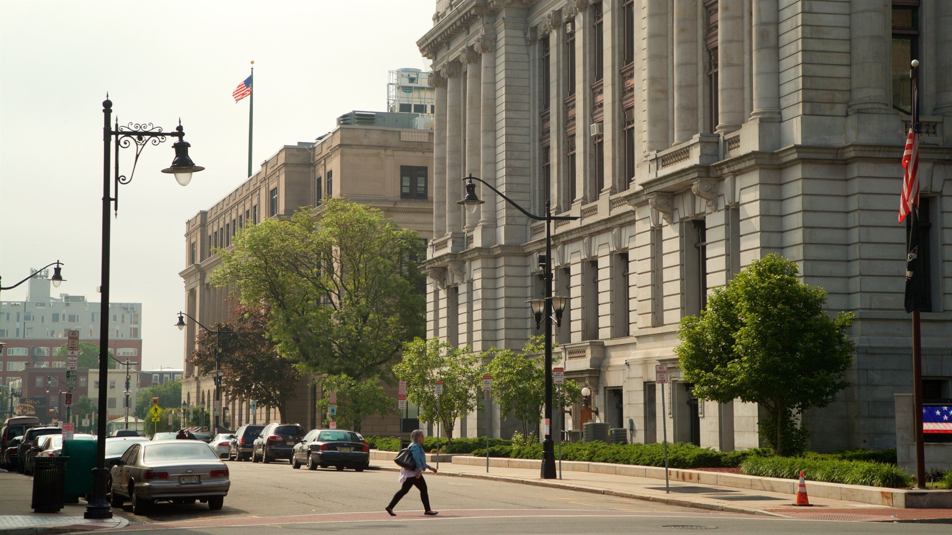 Municipio di Newark che include oggetti d\'epoca e città