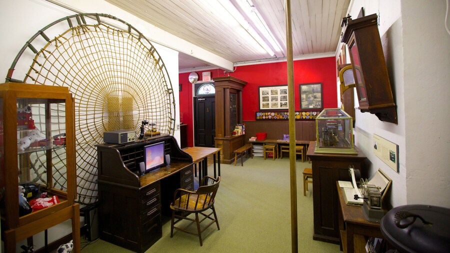 Newark Museum featuring interior views