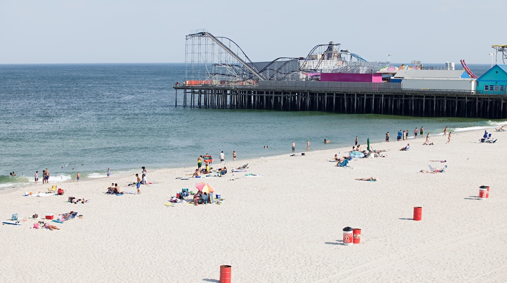 Beach at seaside heights, new jersey