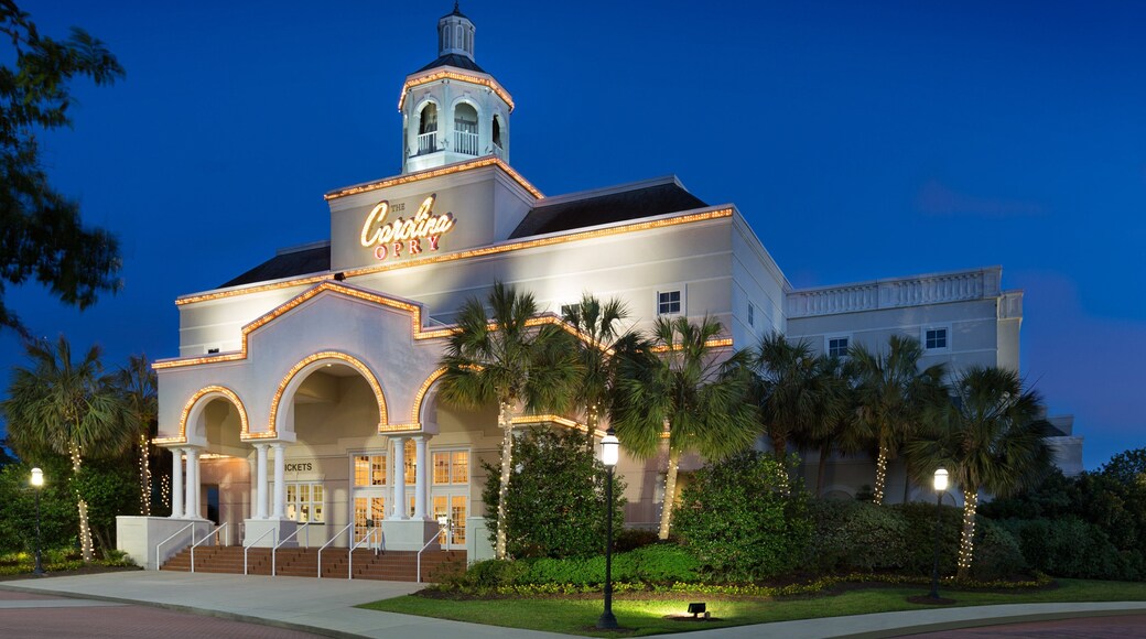 The Carolina Opry showing a hotel and night scenes