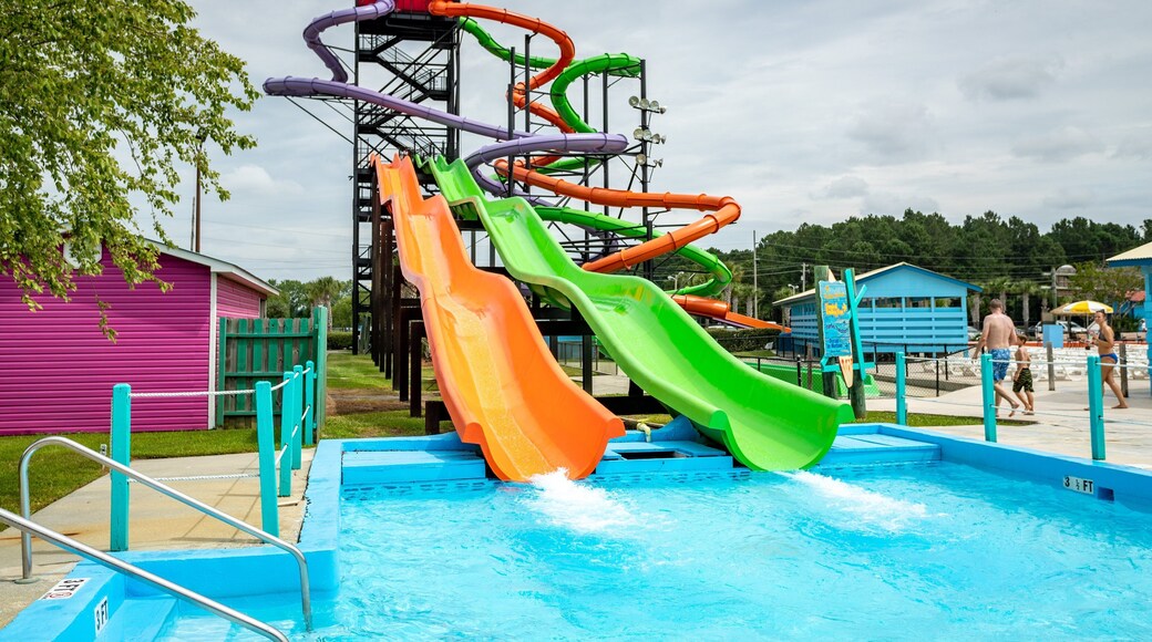 Myrtle Waves featuring a waterpark