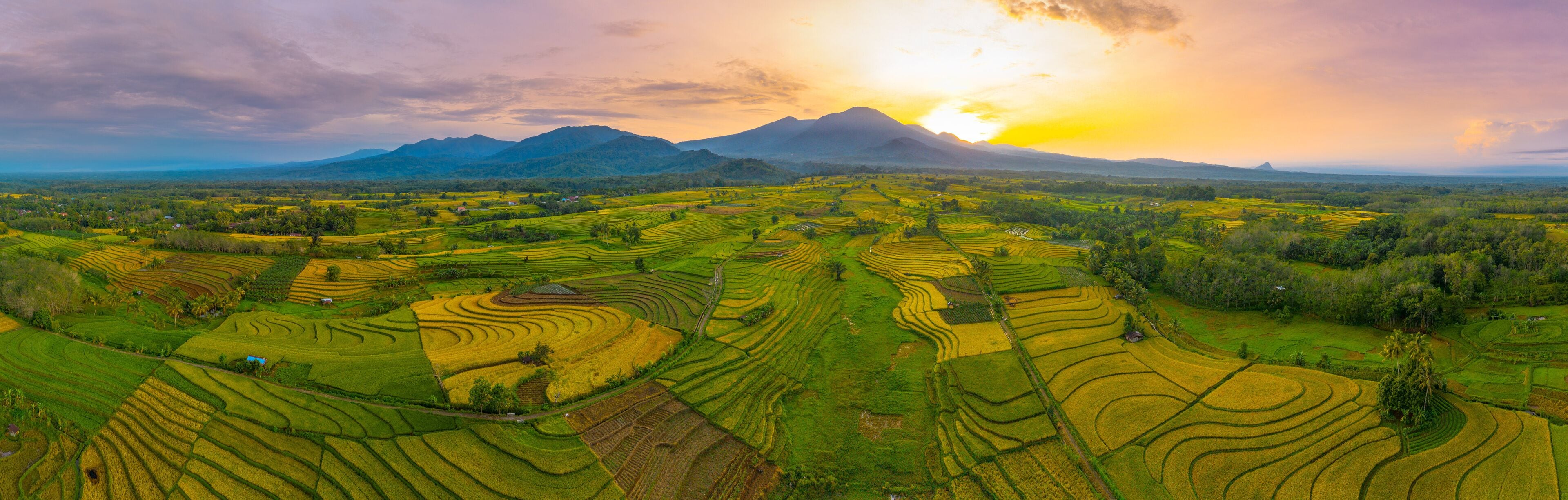 beautiful morning view indonesia panorama landscape beach with beauty color and sky natural light