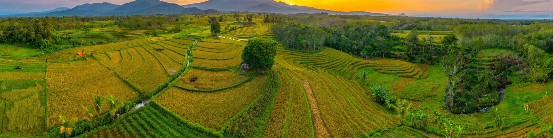 beautiful morning view indonesia panorama landscape beach with beauty color and sky natural light