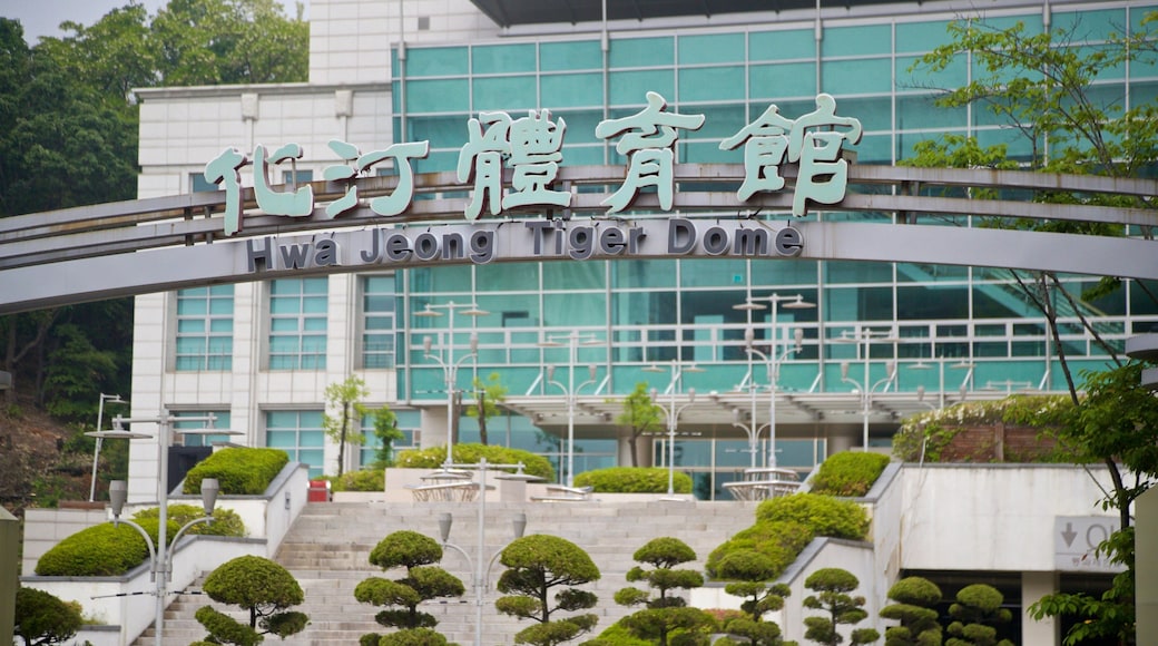 Seoul National University featuring signage