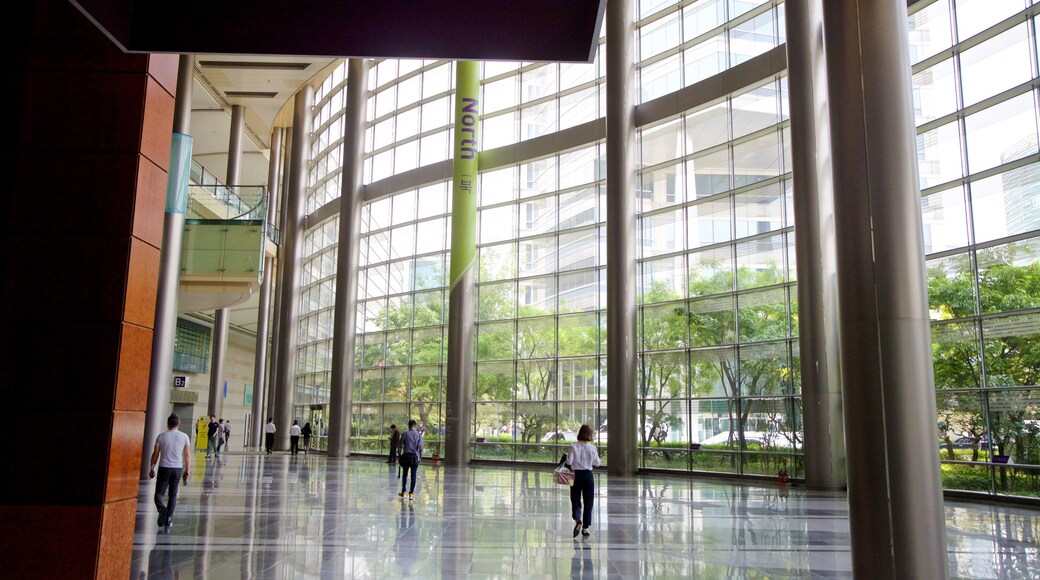 COEX Convention and Exhibition Center featuring interior views