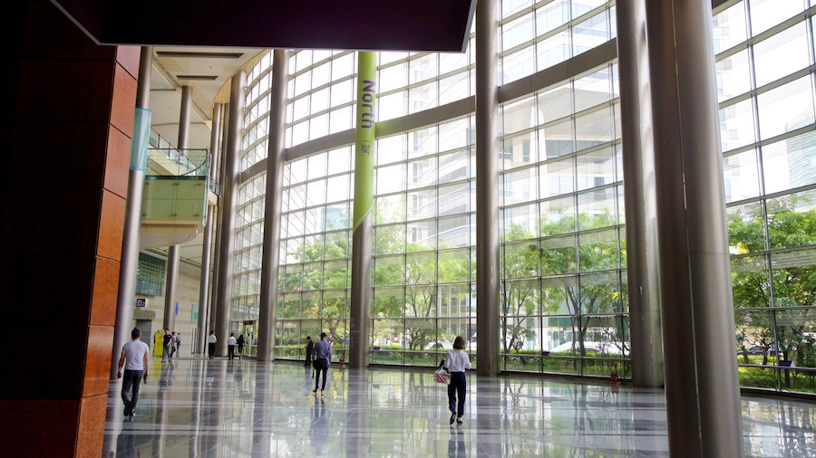 COEX Convention and Exhibition Center featuring interior views