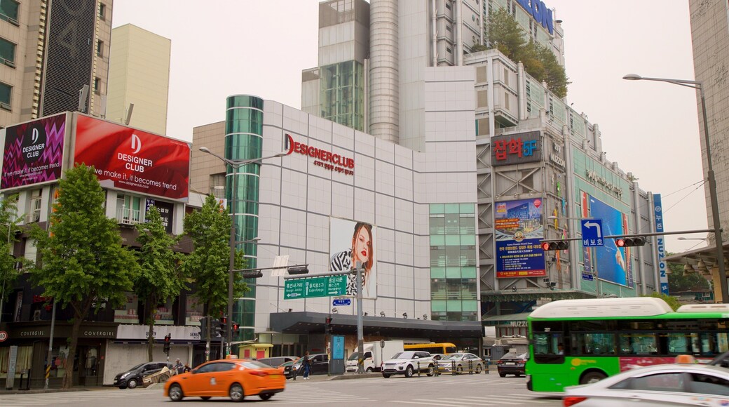 Dongdaemun Markt das einen Stadtansicht, Stadt und Beschilderung