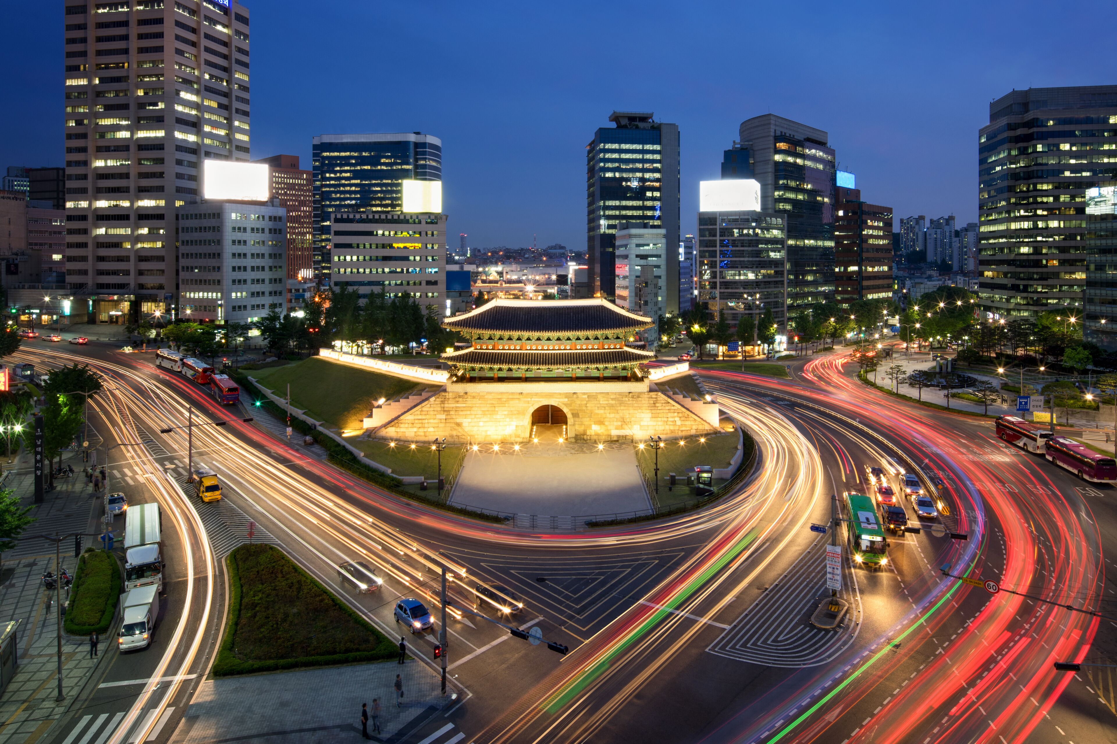 Sungnyemun Namdaemun Gate in Seoul Korea 