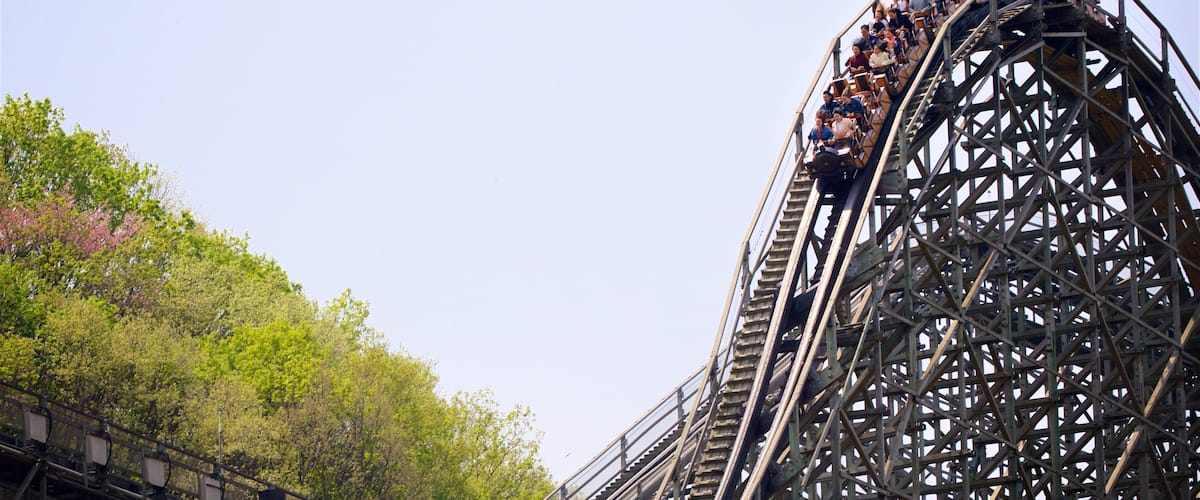 Everland which includes rides as well as a small group of people