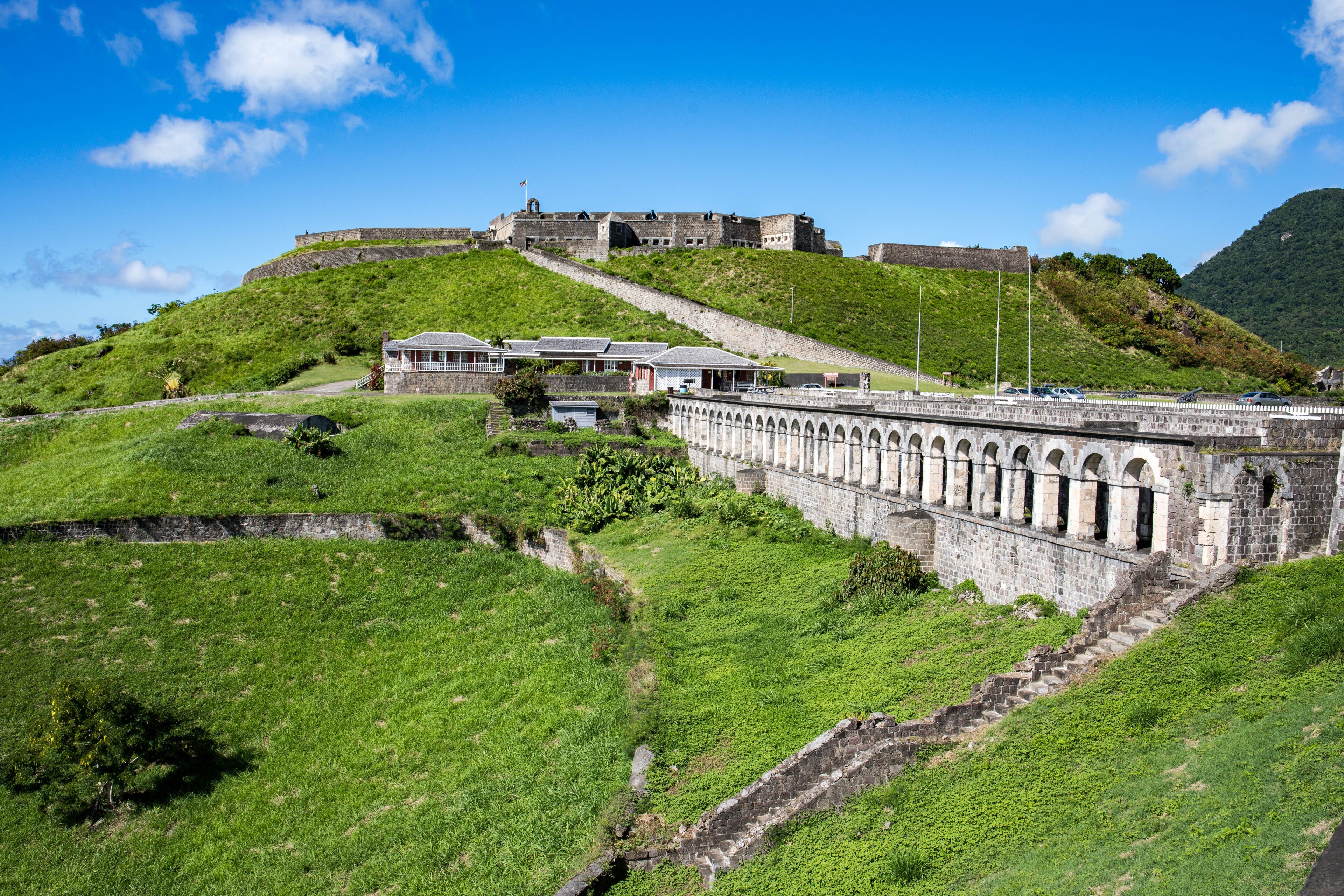Brimstone Hill Fortress National Park, Saint Kitts & Nevis in the Caribbean
