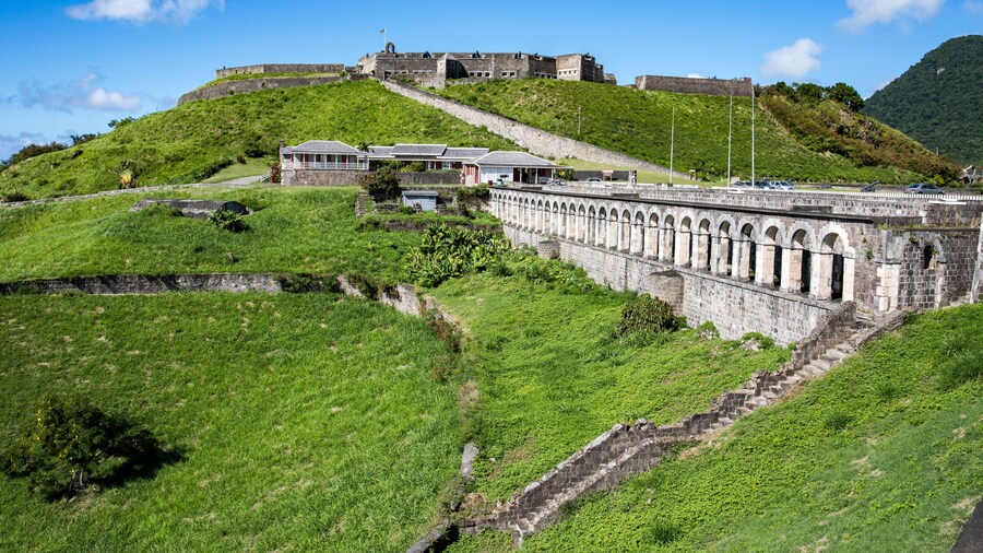 Brimstone Hill Fortress National Park, Saint Kitts & Nevis in the Caribbean