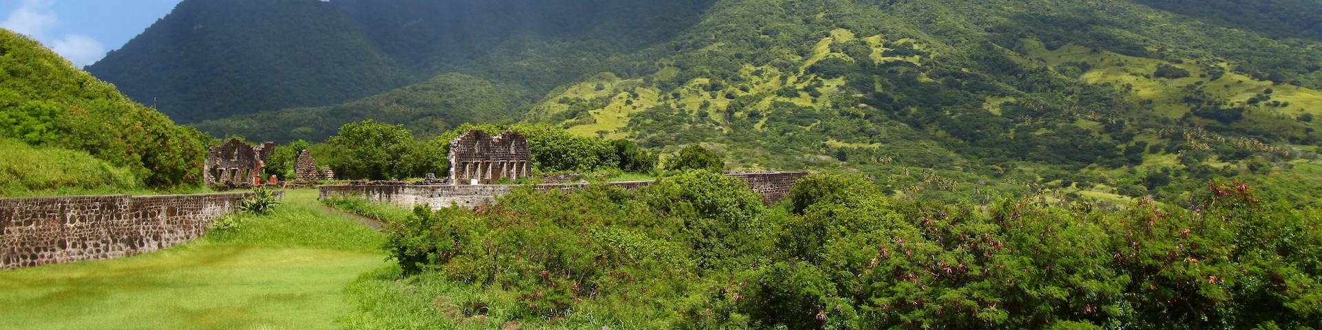 Mount Liamuiga on the Caribbean island of Saint Kitts