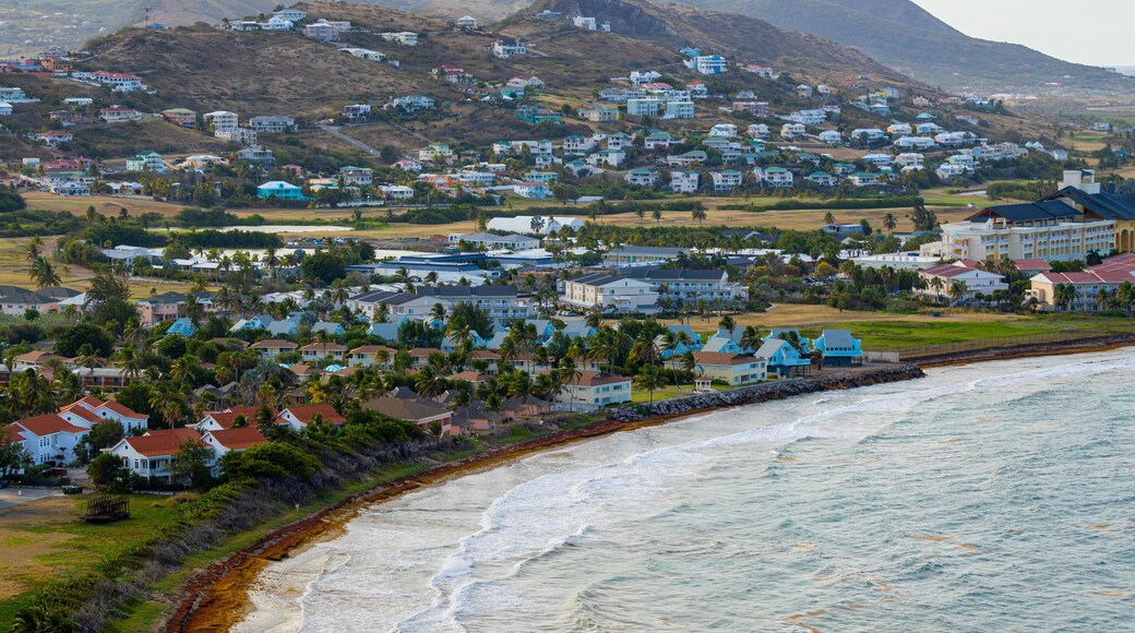 Timothy Hill showing a coastal town, landscape views and general coastal views