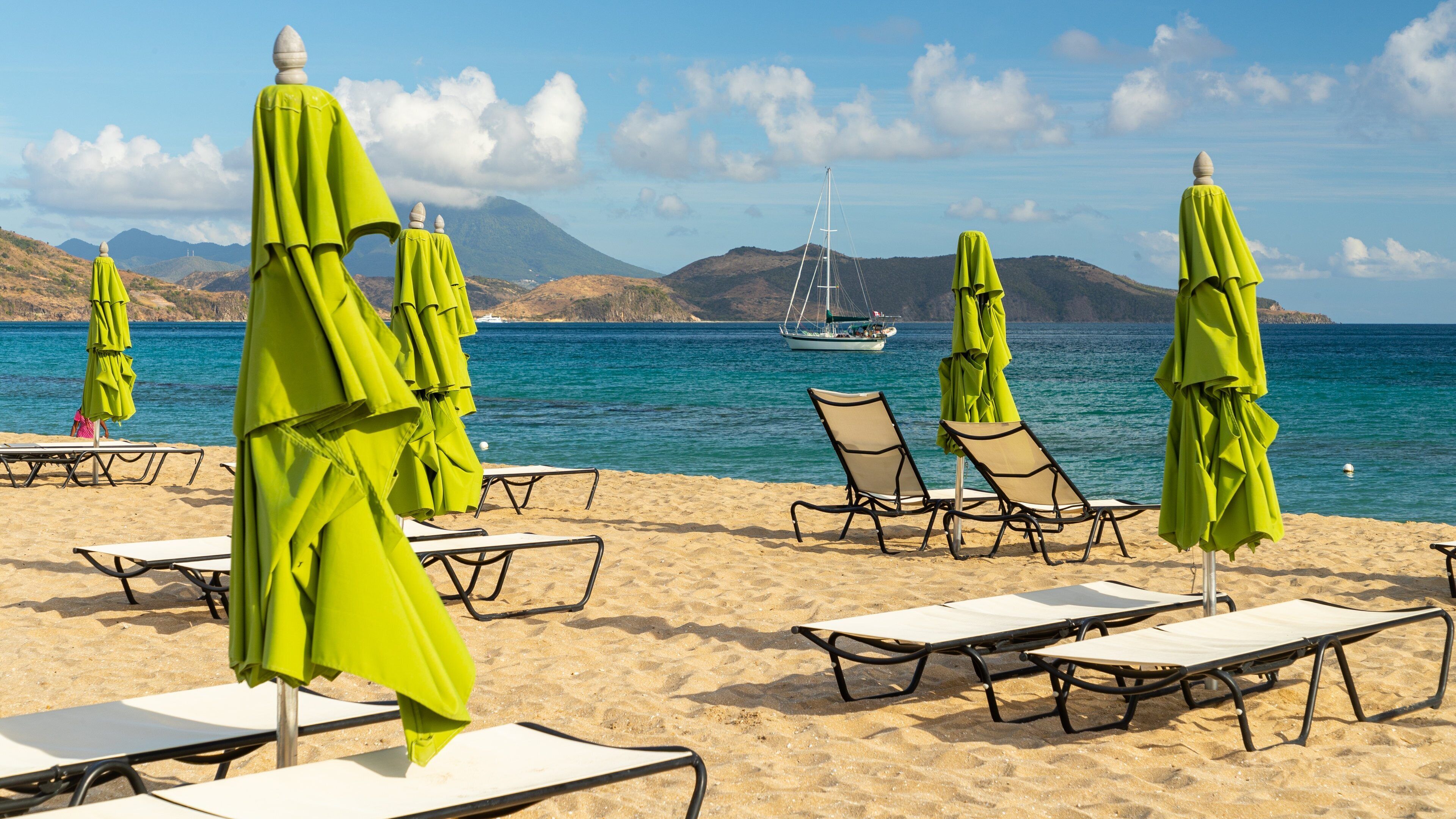 South Friar\'s Beach which includes a beach and general coastal views