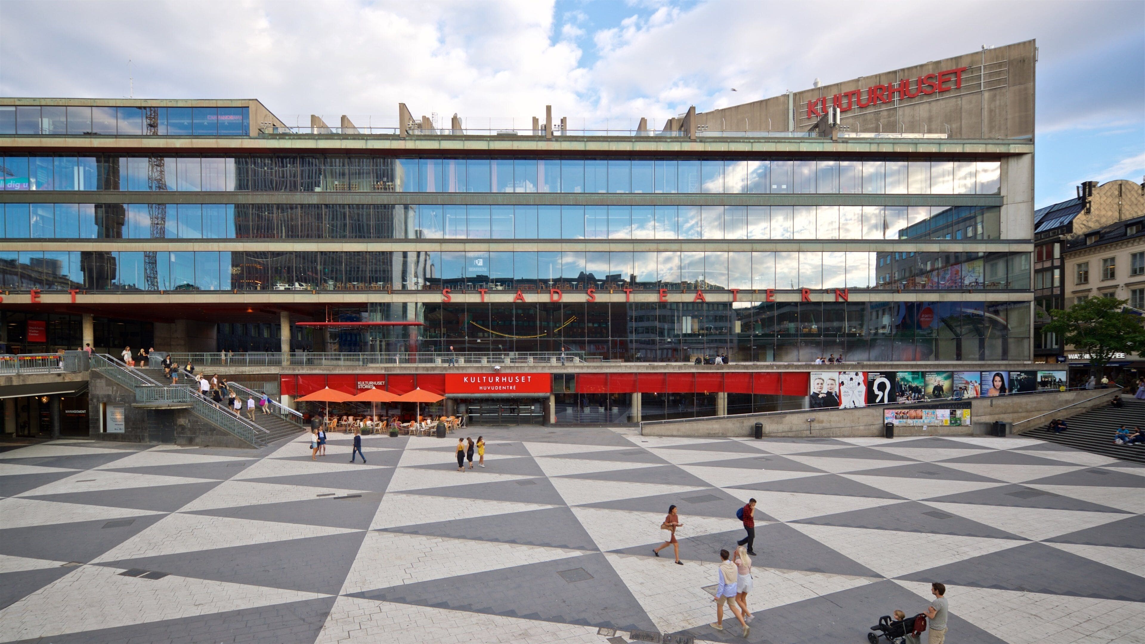 Sergels Square featuring a city and a square or plaza