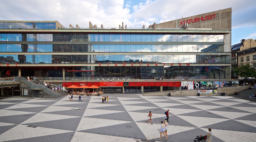 Sergels Square featuring a city and a square or plaza