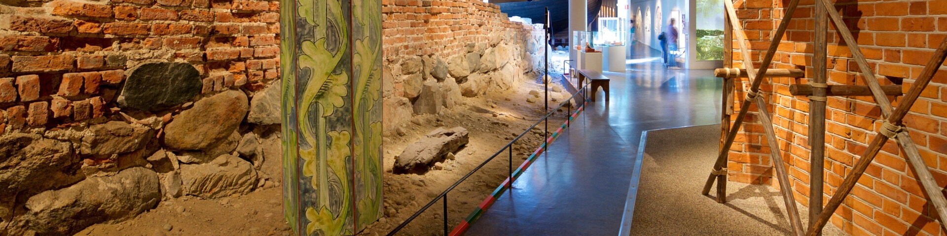 Museum of Medieval Stockholm featuring interior views